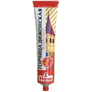 Горчица HAAS Дижонская традиционная /тюбик/ 170г*12 Горчица HAAS Дижонская традиционная /тюбик/ 170г*12