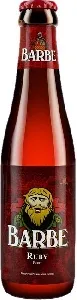 Пиво BARBE RUBY 7,0% темное фильтрованное пастеризованное/стекло/ 0,33л*24