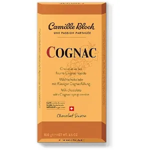 Шоколад CAMILLE BLOCH COGNAC LAIT молочный с коньяком 100г*12