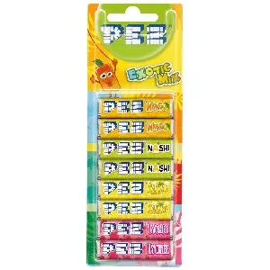 Конфета PEZ EXOTIC MIX с тропическим вкусом набор 68г*24