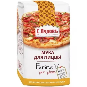 Мука С.ПУДОВЪ для пиццы FARINA "0" /бум.пак/ 1кг*8