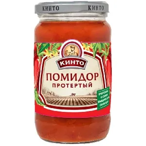 ***Соус КИНТО томатный "Протертый помидор" для приготовления /стекло/ 360г*8 ***Соус КИНТО томатный "Протертый помидор" для приготовления /стекло/ 360г*8