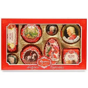 Шоколадные конфеты REBER 301 подарочный набор с окном 285г*6