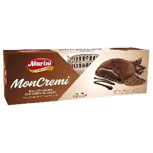 Печенье MARINI MONCREMI CACAO с какао кремом /картон/ 150г*14