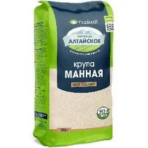 Крупа АЛТАЙСКОЕ Манная ГОСТ /пакет/ 700г*12