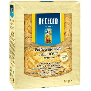 Макаронные изделия DE CECCO №103 яичные Fettuccine all'uovo (Феттуччине) 250г*12
