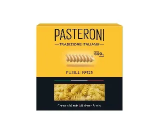 Макаронные изделия PASTERONI Спиральки №125 /картон/ 600г*8 Макаронные изделия PASTERONI Спиральки №125 /картон/ 600г*8