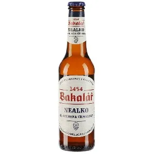 Пиво BAKALAR NEALKO безалкогольное 0.5% холодного охмеления /стекло/ 0,33л*24