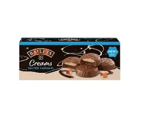 Печенье Baileys Creams Salted CARAMEL - соленая карамель /картон/ 128г*14
