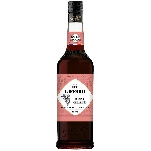 Напиток GIFFARD RUBY GRAPE Безалкогольный (Альтернатива красному вермуту) основа для коктейля /стекло/ 700мл*6