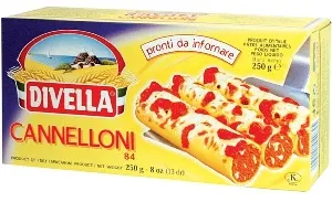 Макаронные изделия DIVELLA Spesialiti di semola №84 CANNELLONI 250г*24