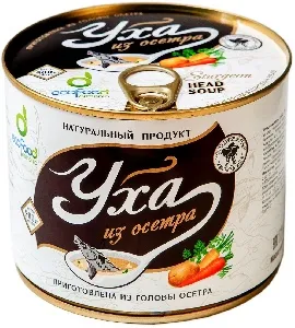 Уха ECOFOOD из осетра /жесть/ 500г*4