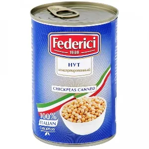 Нут FEDERICI консервированный 425г*12