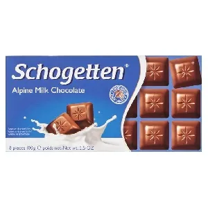 Шоколад SCHOGETTEN молочный "Альпийский" 100г*15