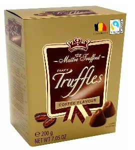 Трюфели GUNZ Maitre Truffout (1460) со вкусом кофе /картон/ 200г*15