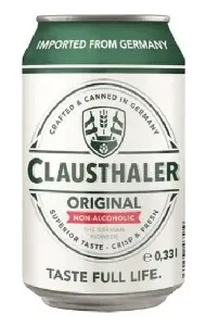 Пиво CLAUSTHALER ORIGINAL безалкогольное /жесть/ 0,33л*24