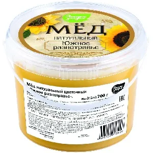 Мед ЛЕСНЫЕ УГОДЬЯ Южное разнотравье /пэт/ 700г*6