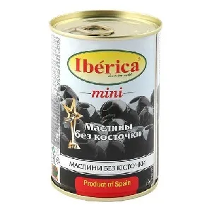 Маслины IBERICA без косточки "MINI" /жесть/ 300г*12