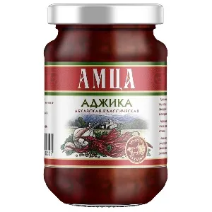 Аджика АМЦА Абхазская "классическая" /стекло/ 200г*6
