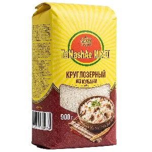 Рис TaMashAe MIADI круглозерный из Кубани /пакет/ 900г*9