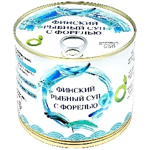 Суп ECOFOOD Финский с форелью /жесть/ 530г*4 Суп ECOFOOD Финский с форелью /жесть/ 530г*4