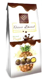 Ананас DESSERT LIBERTAD в трюфельном креме в ананасовой обсыпке /картон/ 90г*10