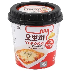 ***Токпокки YOPOKKI Cheese Сырный (рисовые палочки с соусом) /стакан/ 120г*30