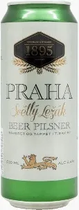 Пиво PRAHA светлый Лежак 4,4% светлое /жесть/ 0,5л*12