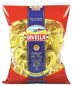 Макаронные изделия DIVELLA Nidi di semola №90 FETTUCCINE гнезда 500г*12