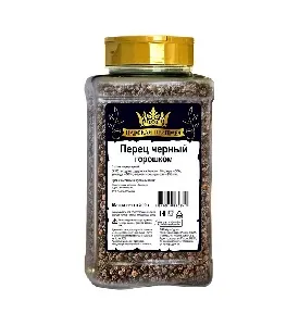 Перец ЦАРСКАЯ ПРИПРАВА черный горошком (пэт) 500г*6