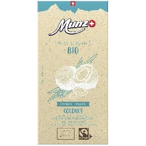 Шоколад MUNZ BIO горький с кокосом 100г*12