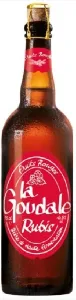 Пивной напиток Brasserie Goudale "LA GOUDALE RUBIS" пастеризованный фильтрованный 5% /стекло/ 0,75л*6