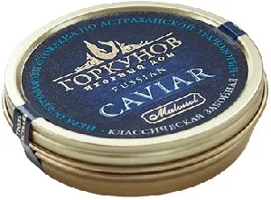 Икра ГОРКУНОВ черная Осетровая забойная зерн. /жесть/ 125г*1 Икра ГОРКУНОВ черная Осетровая забойная зерн. /жесть/ 125г*1