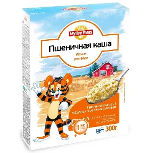 Каша зерновая MYLLYN PARAS ТИГРЕНОК (МП18) Пшеничная 300гр*10