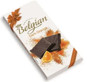 Шоколад THE BELGIAN горький с апельсином /картон/ 100г*25 Шоколад THE BELGIAN горький с апельсином /картон/ 100г*25