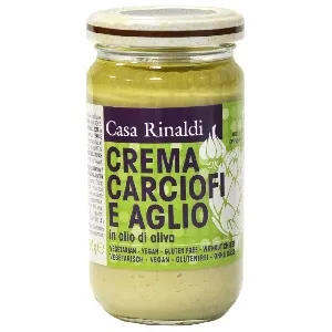 Крем-паста Casa Rinaldi из артишоков,чеснока в оливковом масле /стекло/ 180г*24