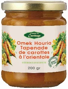 Мезе JARDINS DE CARTHAGE из моркови с хариссой /стекло/ 200г*12
