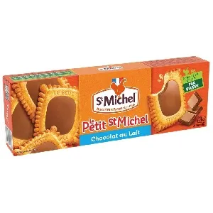 Печенье StMICHEL [041973] сливочное с шоколадом 132г*20