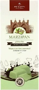 Конфеты POMATTI Марципан фисташковый в темном шоколаде 85г*16