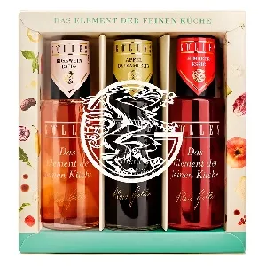 Набор GöLLES Подарочный "TRIO" (Уксус Яблочный бальзамический, Малиновый, Розовый винный уксус) 3 х 125 мл спрей / картон/ 375мл*1 Набор GöLLES Подарочный "TRIO" (Уксус Яблочный бальзамический, Малиновый, Розовый винный уксус) 3 х 125 мл спрей / картон/ 375мл*1