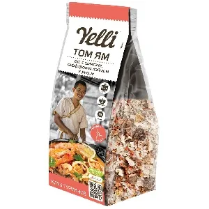 Суп YELLI ТОМ ЯМ с шиитаке, каффирским лаймом и рисом /пакет/ 100г*12