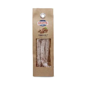 Колбаса AMGUSTIA Mini Fuet с грецким орехом с/в 60г*1 Колбаса AMGUSTIA Mini Fuet с грецким орехом с/в 60г*1