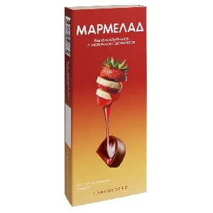 Мармелад CHOCOSHARM "Банан-Клубника" в молочном шоколаде /картон/ 150г*10